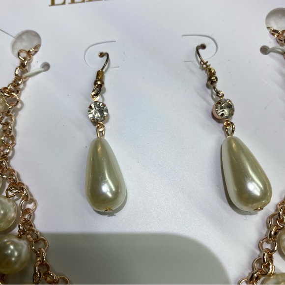 Ellen Tracy Pearl necklace set - Picture 4 of 5